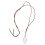 Para Collar Colgante De Malla Tejida 11