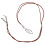 Para Collar Colgante De Malla Tejida 3