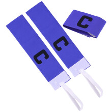 3Ud Bandas Capitán Nylon Ajustable Azul Para Deportes En Equipo