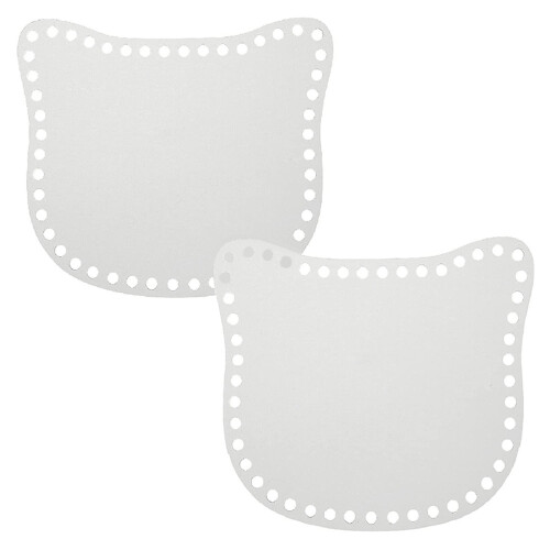 2Ud Base Transparente Para Bolsa DIY Con Material Acrílico Resistente 2