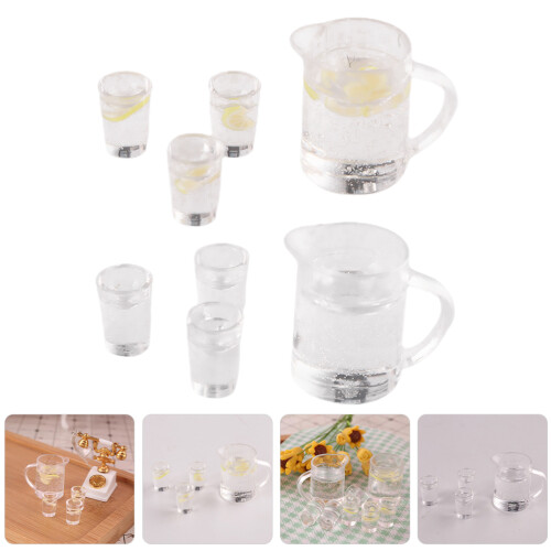 2 Juegos De Taza De Agua Accesorios Para Casa 2