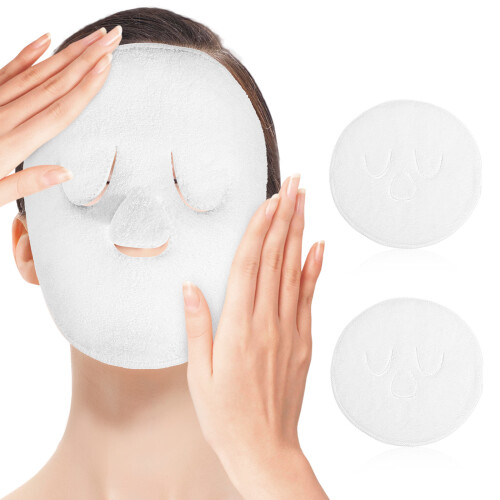2 Unidades Toalla De Coral Para Compresa Y Facial 1