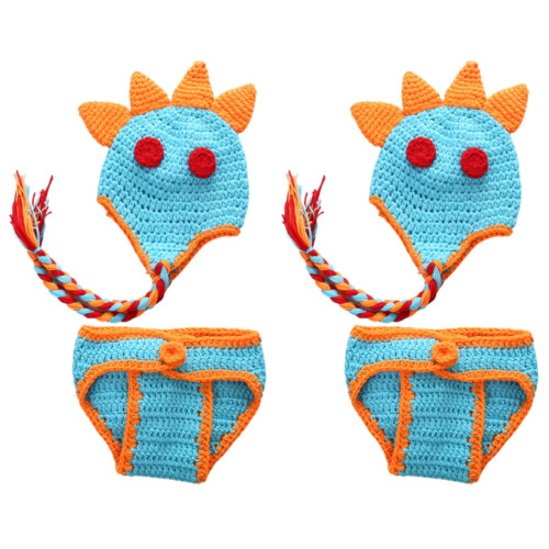 4 Pièces Chapeau Bébé Tenue Complète Photo - 2