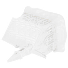 Blank Plast Byggverkstad Modell DIY Ornamenter För Barn Mini Snöhus