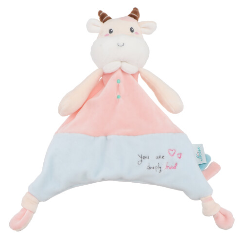 2Pièces Serviette Bébé Bovin Jouet Doux 1