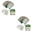 2Ensembles Cartes Jeu Papier Durable Thème Noël Coloré 8