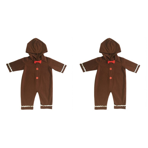 2 Pièces Combinaison Polyester Déguisement Bébé 2