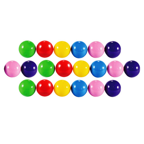 60 Pièces Balles De Jeu De Hasard Creuses Colorées Pour