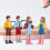 1 Set Imiterade Människofigurer Människoskala Miniatyrskal 4