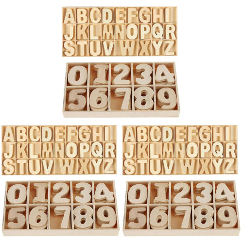 3 Ensembles 216 Pièces Lettres Chiffres Outils Éducatifs 1