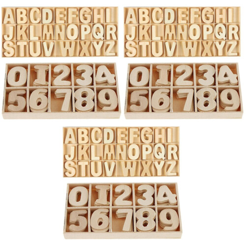 3 Ensembles 216 Pièces Lettres Chiffres Outils Éducatifs 2