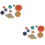 2 Sets Planet Model Solar System Educational Toy For Astronomy Lovers 6