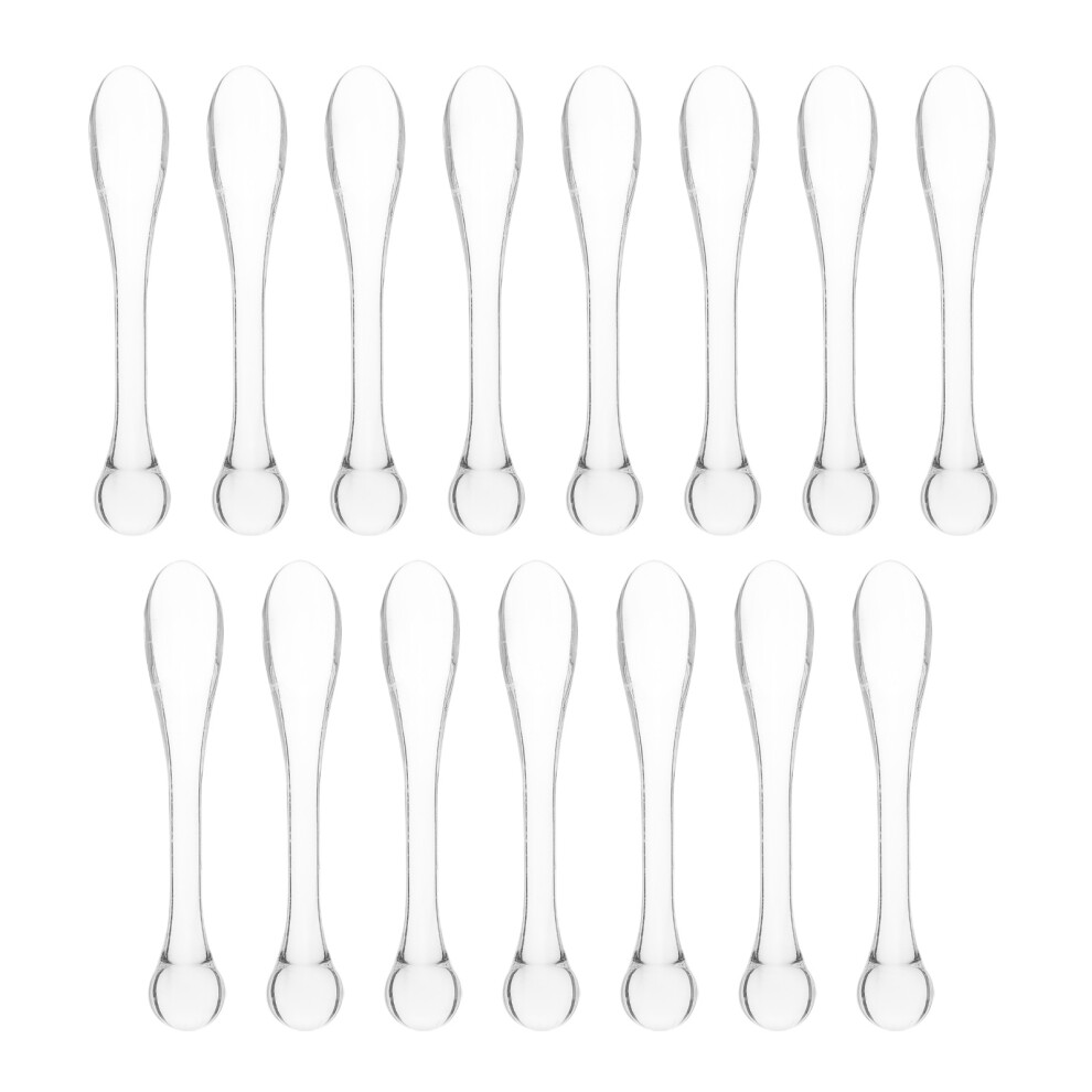 Solustre Cream 15Pcs Facial Spoons Practical Cosmetic Dig Scoops