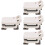 4Pcs Mini Breakfast Maker Plastic Waffle Maker Dollhouse Kitchen 6