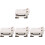 4Pcs Mini Breakfast Maker Plastic Waffle Maker Dollhouse Kitchen 2