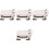 4Pcs Mini Breakfast Maker Plastic Waffle Maker Dollhouse Kitchen 3