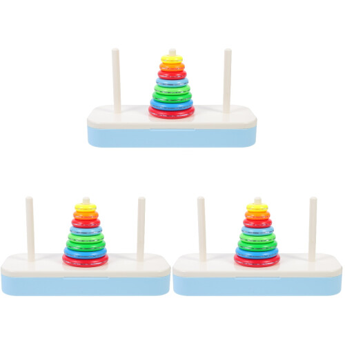3 Sets Kids Stackable Tower Stacking Toy Educational 1