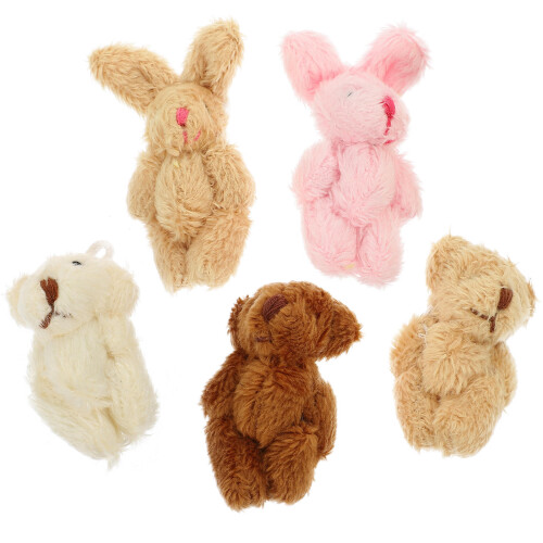 10 Peluche Per Casa Delle , Figure Miniatura