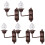 5Pcs Mini Wall Lamps Luminous Sand Table Building Diy Materials 5