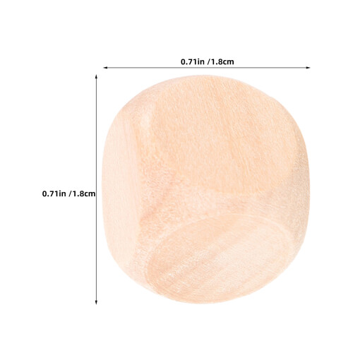 50Pcs 18 Mm Tärningar Hörn För Slöjd Brädspel 2