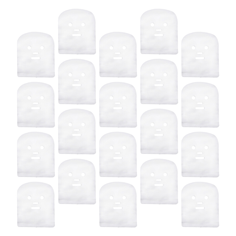 Iplusmile 100Pcs Pre-Cut Disposable Facial Gauze Mask Sheets