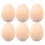 6Pcs Omlåst Diy Träägg Handmålade Påskägg Barn Målning Leksak 3
