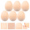 6Pcs Omlåst Diy Träägg Handmålade Påskägg Barn Målning Leksak 4