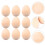 6Pcs Omlåst Diy Träägg Handmålade Påskägg Barn Målning Leksak 6