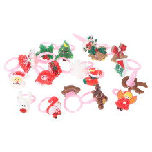 108 Pcs Christmas Kids Ring Toys Cartoon Design For Children