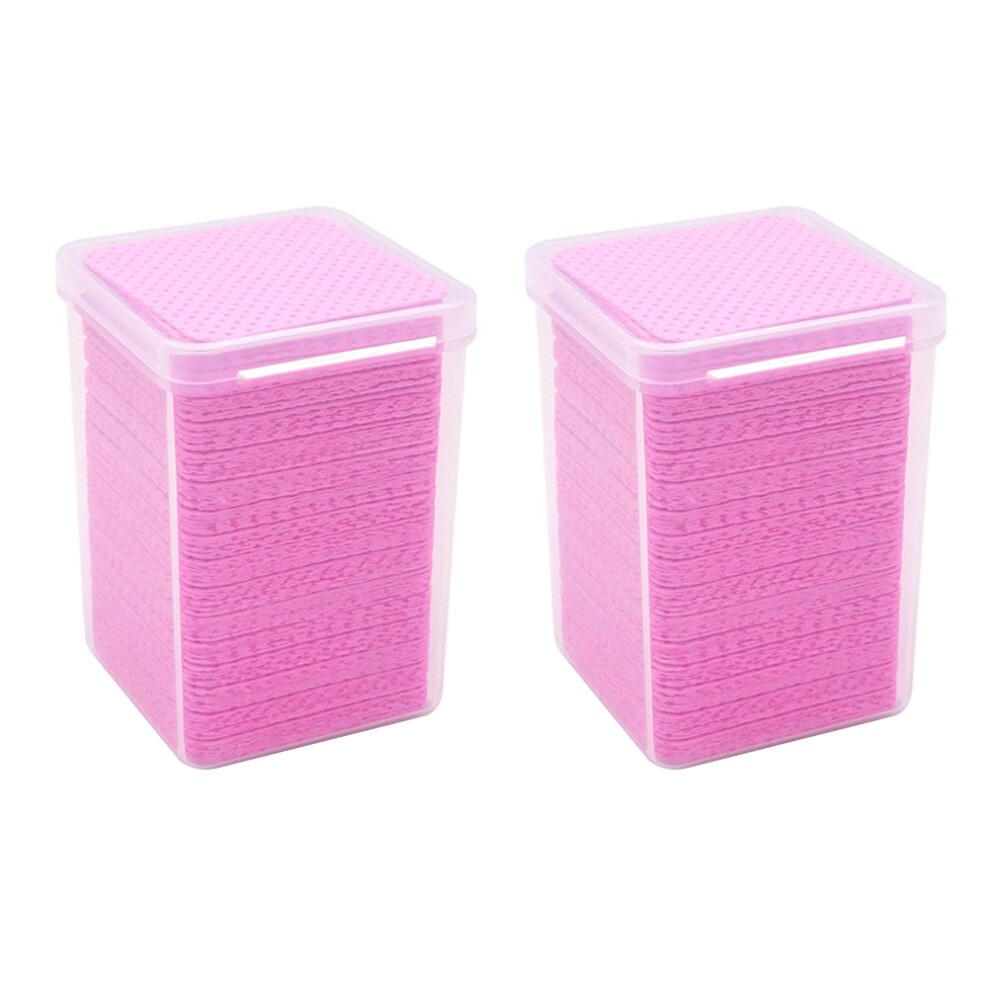 Iplusmile 400 Pcs Nail Polish Remover Pads Cleaning Wipes Glue Remover