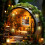 4Pcs Simulated Mini Yard Lights For Sand Table Decor 5