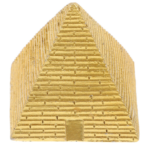 4St Simulerad Egyptisk Pyramid I Harpiks Hantverksmodell 1