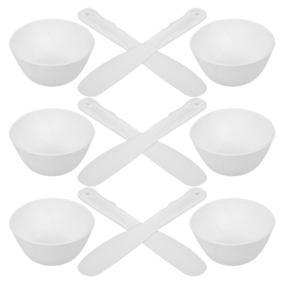 Iplusmile Set Of Diy Mud Mask Bowl With Applicator Silicone Mixing Bowl