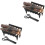 2 Set Miniatyrvedhögar Minivedar Och Små Vedkäppar Modell 3