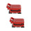 2Pcs Mini Plastic Waffle Maker For Dollhouse Kitchen 8