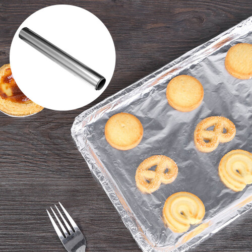 4 Rolls Aluminum Foil High Temperature Resistant 30cm X 3m 2