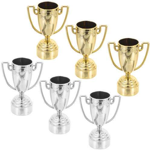 6Pcs Kids Trophy Model Small Toy Party Prop 2