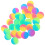 30Pcs Kids Bouncing Balls Plastic Toy For Children 11
