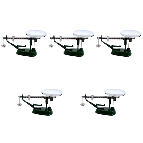 5Pz Bilancia Mini Decorativa in Metallo Resistente Per Casa E 2