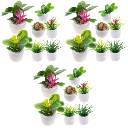 21 Delar Mini Växt Bord Modell DIY 2