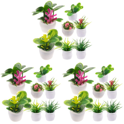 21 Delar Mini Växt Bord Modell DIY 1