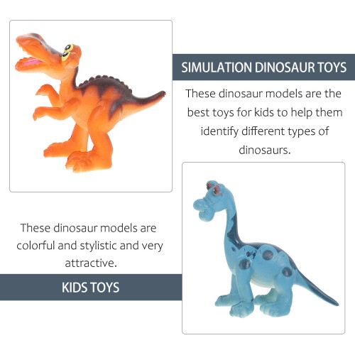 6Pcs Simulation Dinosaur Modeller Desktop Animal Decoration Barnlekgo 1