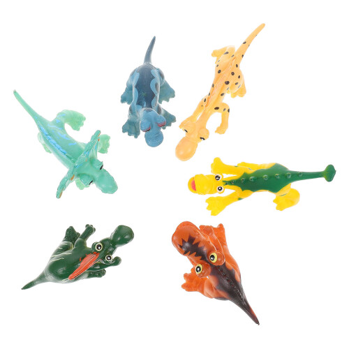 6Pcs Simulation Dinosaur Modeller Desktop Animal Decoration Barnlekgo 2