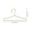 20 Pcs Metal Mini Doll Clothes Hangers Durable Rack 7