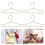 20 Pcs Metal Mini Doll Clothes Hangers Durable Rack 5