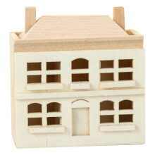 3 Miniatura Villa In Legno Per Decorazione Paesaggio