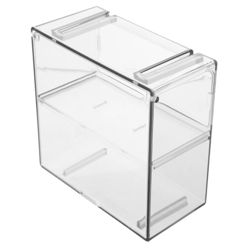 3Pcs Akryl Utställningslåda För Samlarobjekt Tvålagad Transparent 2