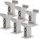6Pcs Train Bridge Pier Toys Kids Track Support Risers Accessories 9