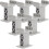 6Pcs Train Bridge Pier Toys Kids Track Support Risers Accessories 7