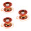 3 Mini Da Yo-Yo Rotante Per Dito Piccolo 9